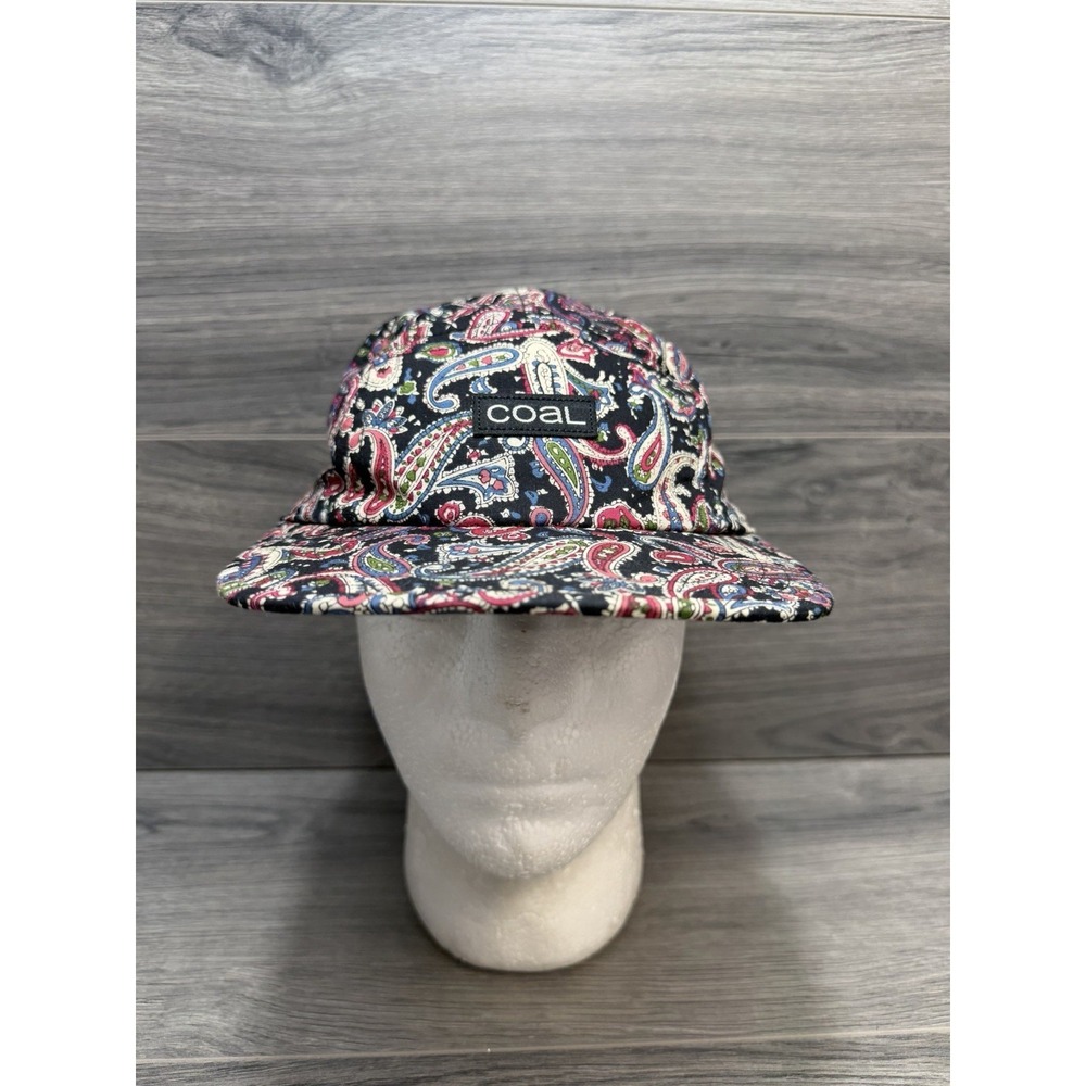 Coal Cap The Richmond Paisley Pattern 5 Panel Adjustable Hat Lightweight Fun
